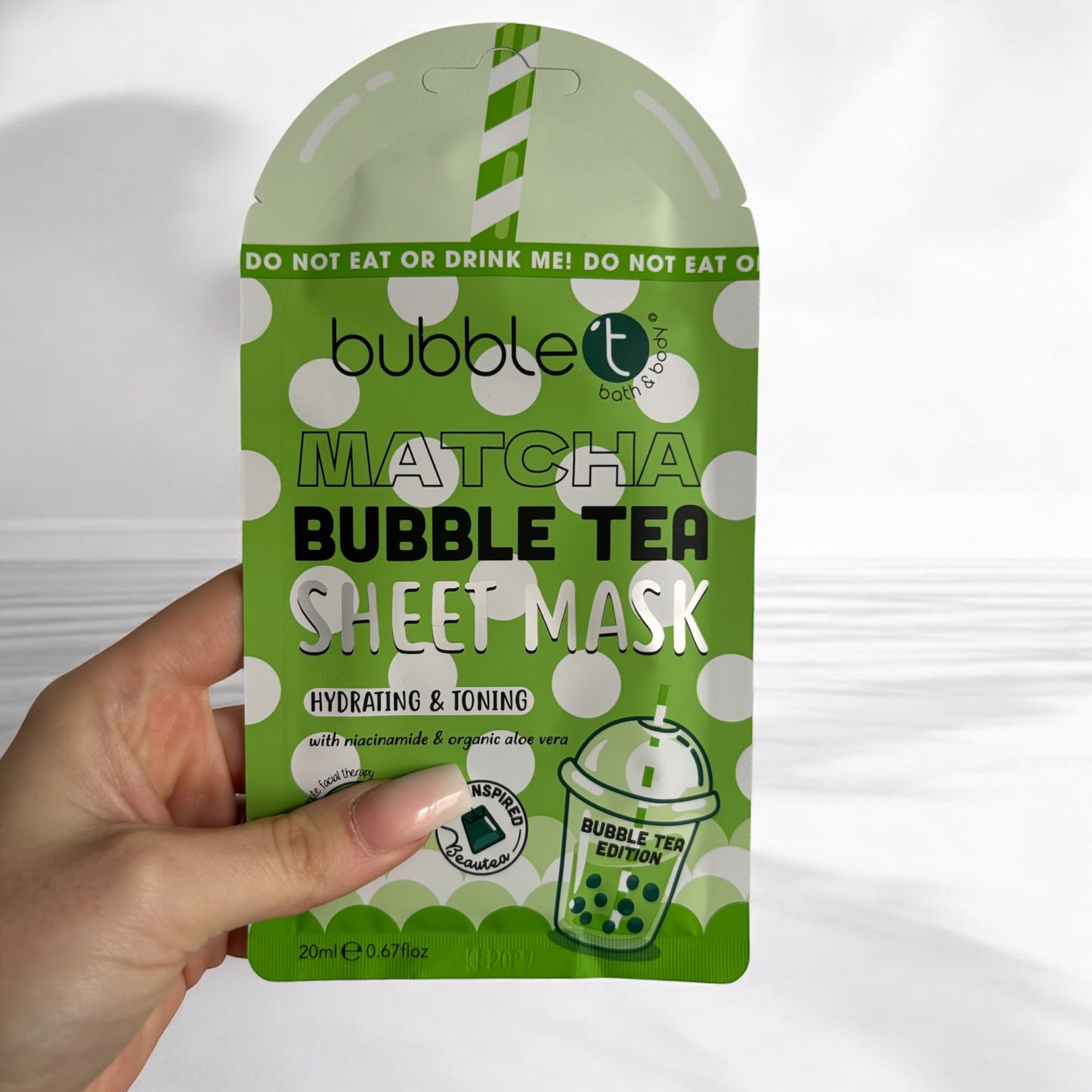 Masque Visage - Bubble Tea Matcha