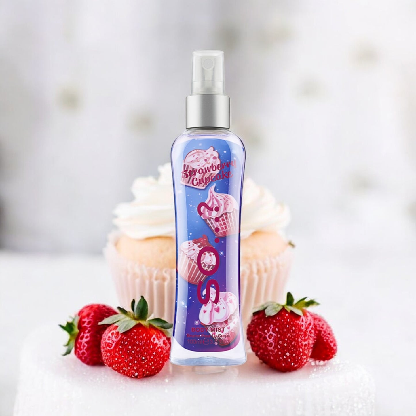 Brume Corporelle - Cupcake Fraise 🧁🍓