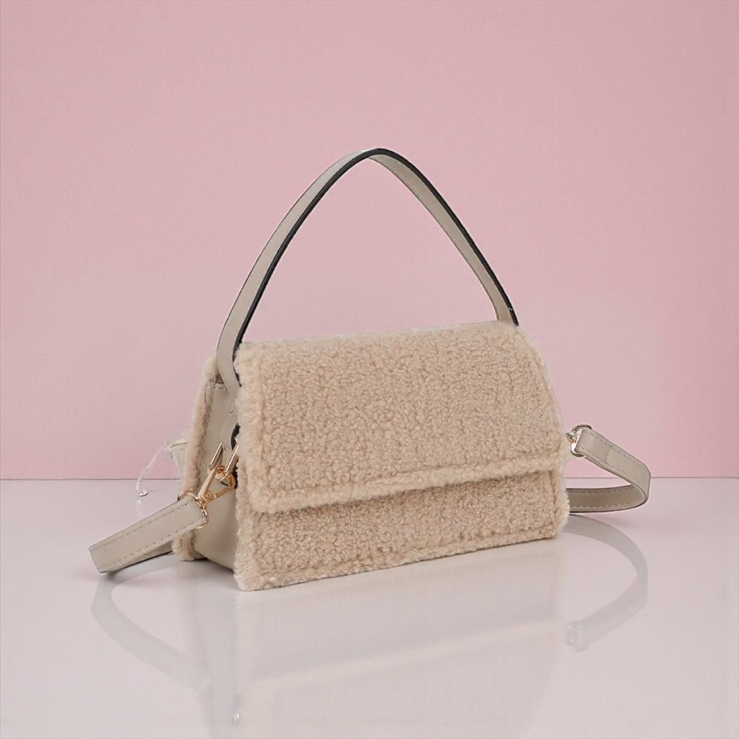 Sac à mains - Douceur taupe ☁️