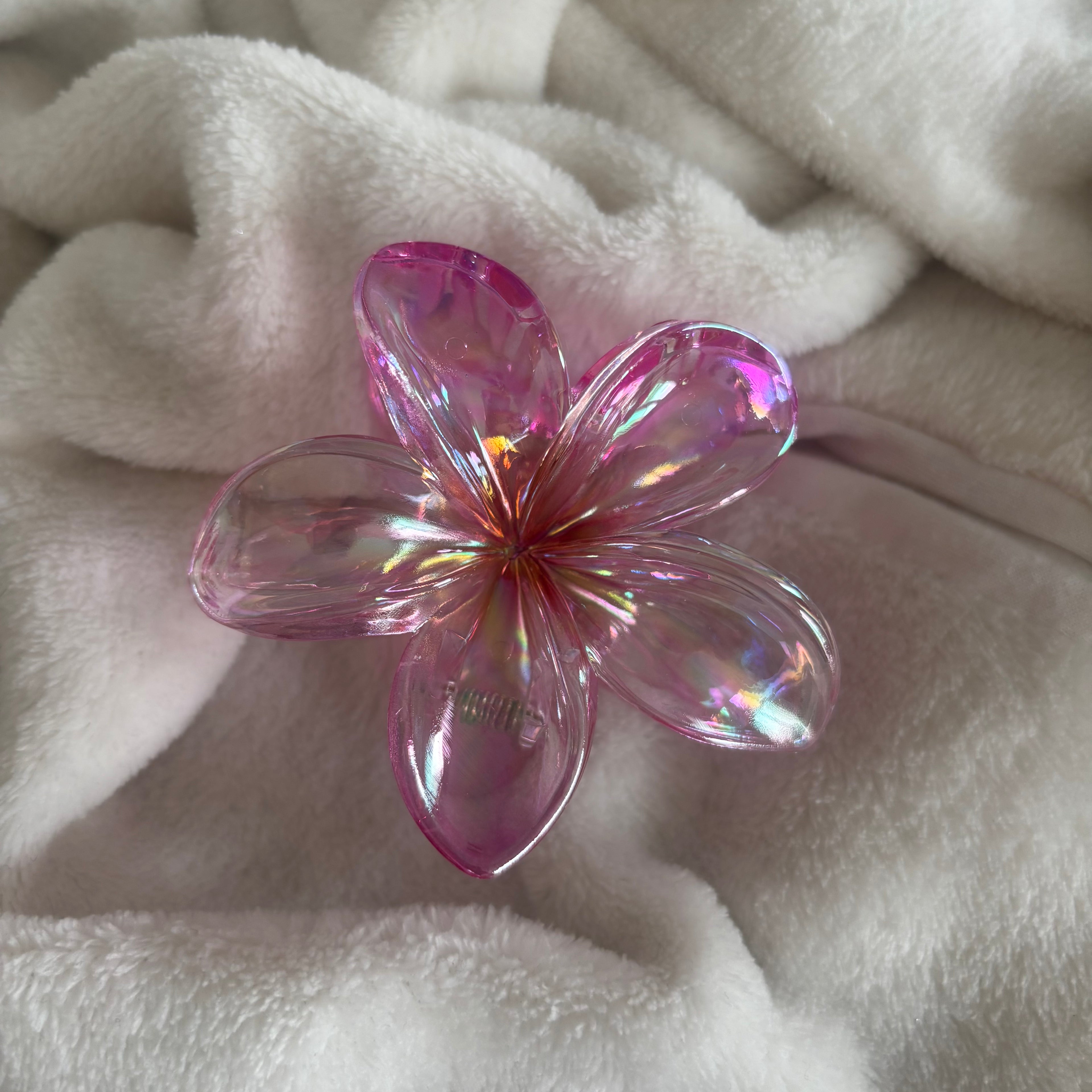 Pince cheveux - Grande fleur de Monoï