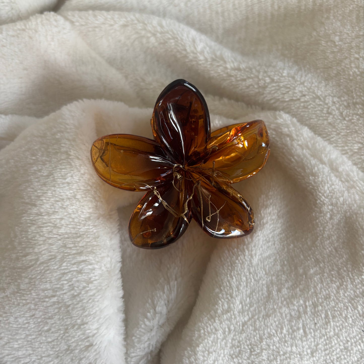Pince cheveux - Petite Fleur de Monoï