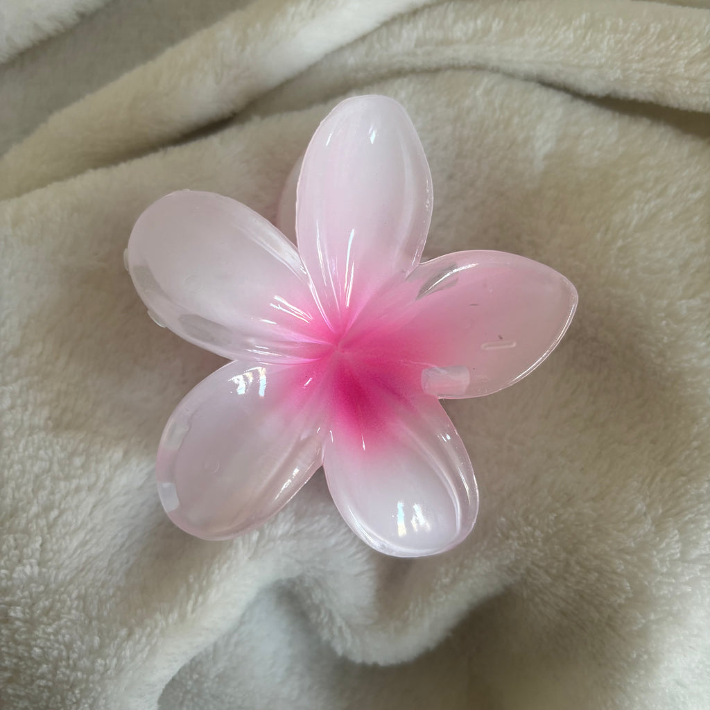 Pince cheveux - Grande fleur de Monoï