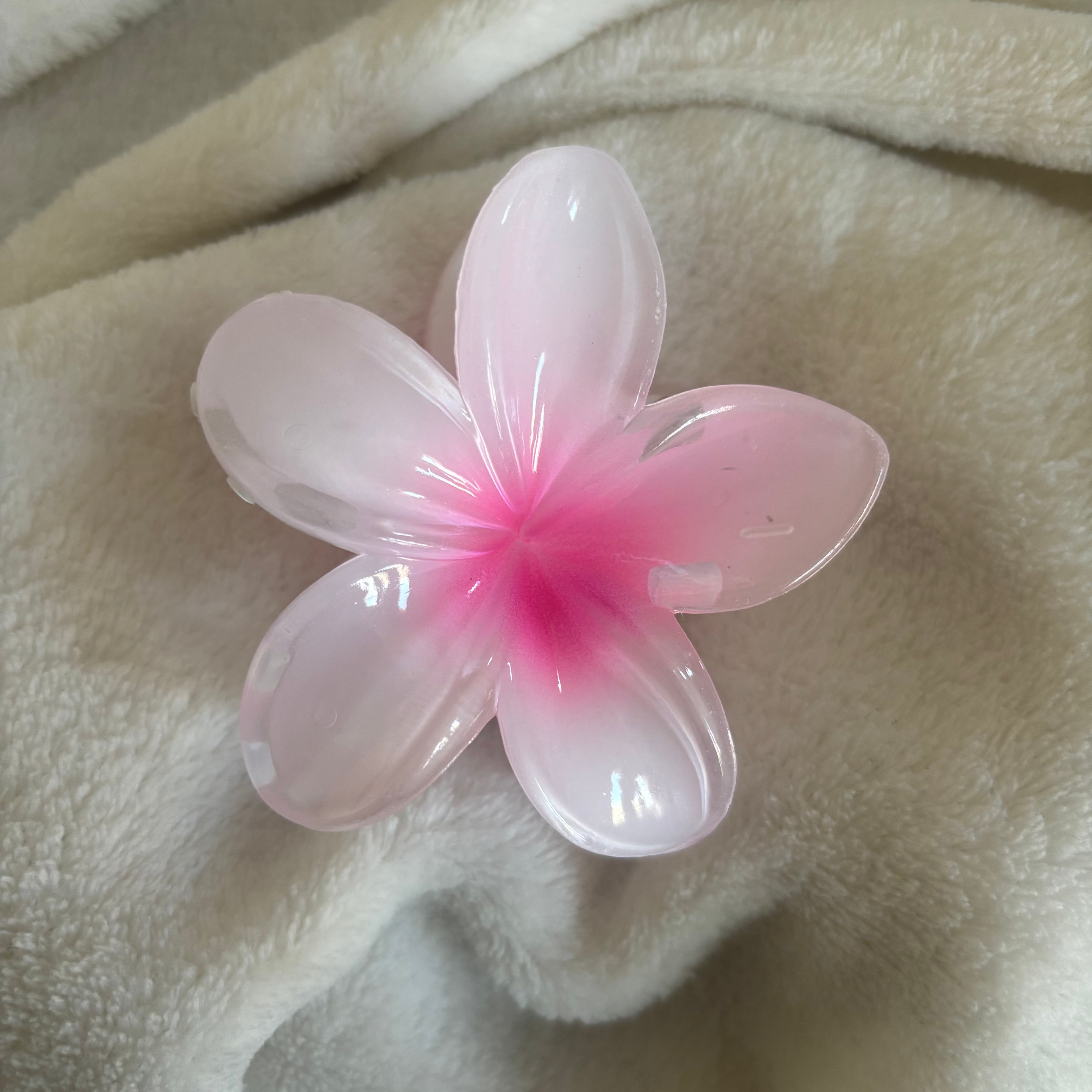 Pince cheveux - Grande fleur de Monoï