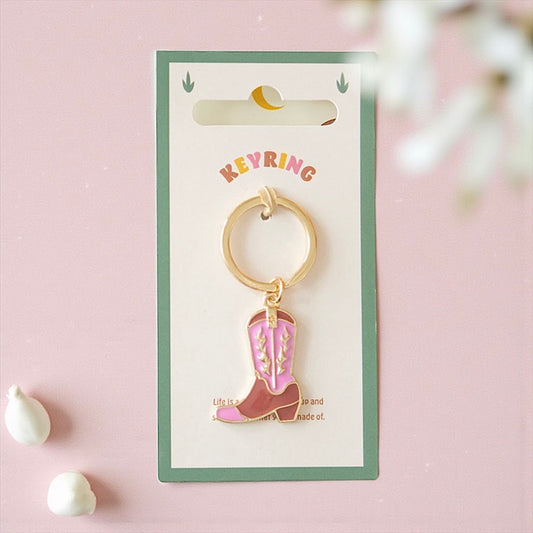 Porte-clés - Botte rose 💓