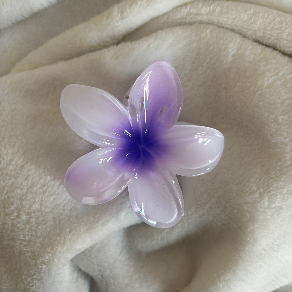 Pince cheveux - Grande fleur de Monoï
