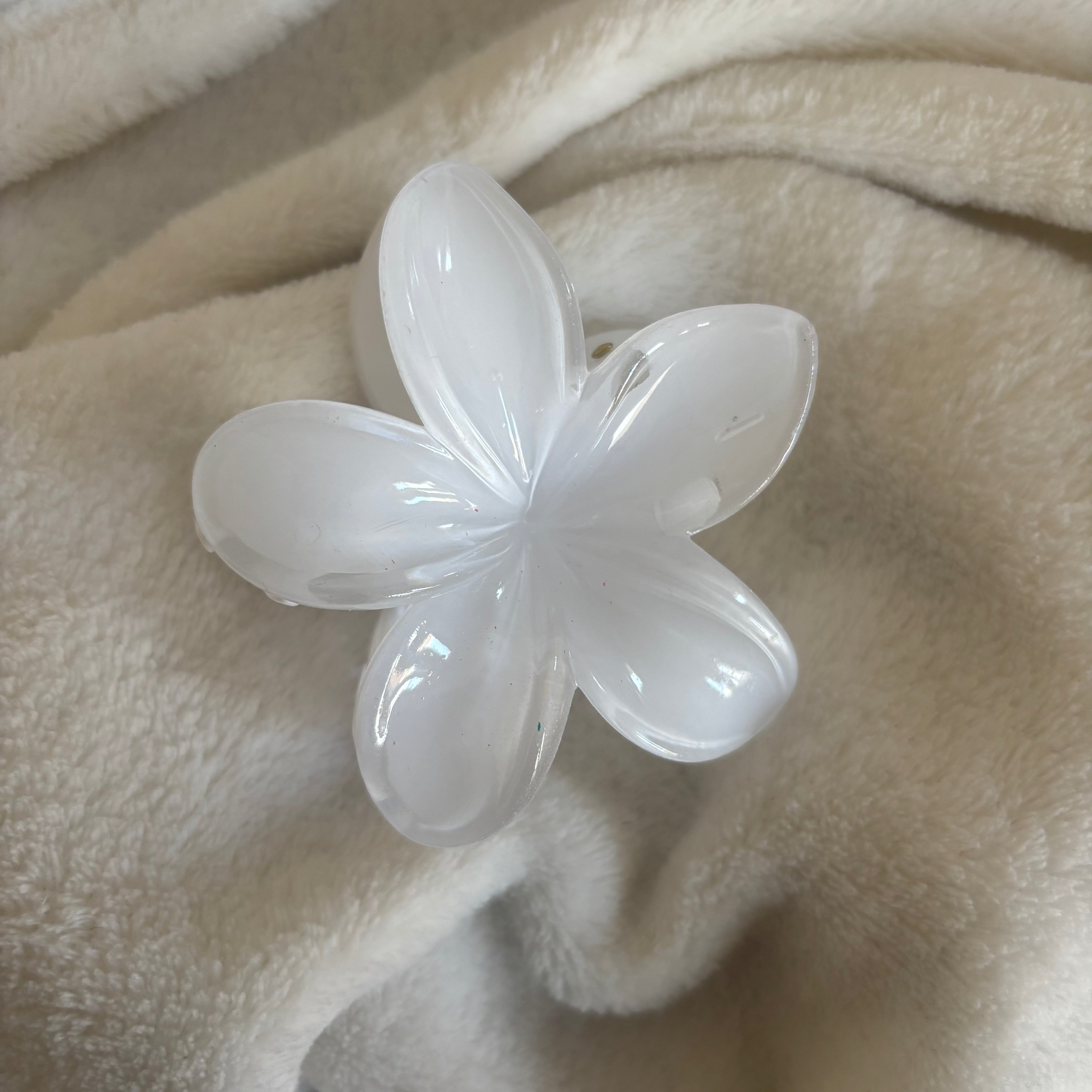 Pince cheveux - Grande fleur de Monoï