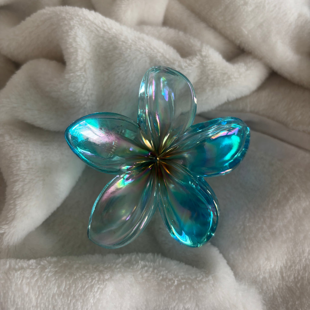 Pince cheveux - Grande fleur de Monoï