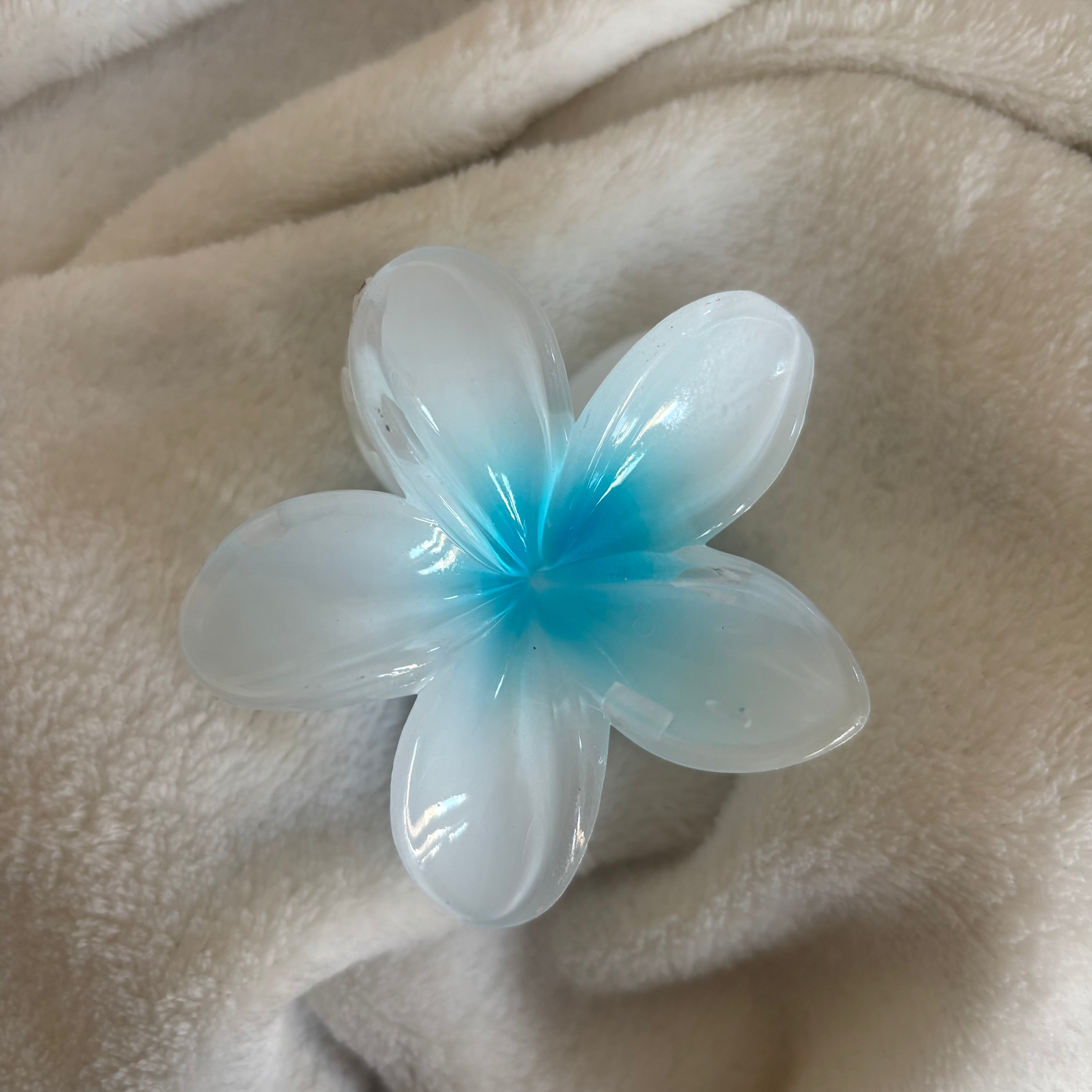 Pince cheveux - Grande fleur de Monoï