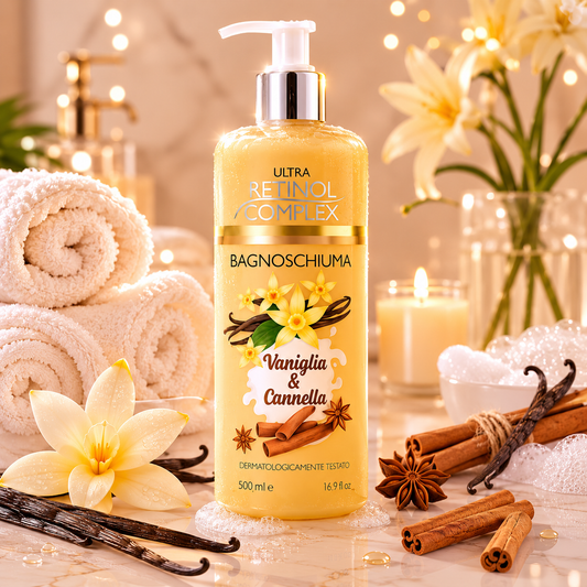 Gel douche & bain moussant - Vanille & cannelle