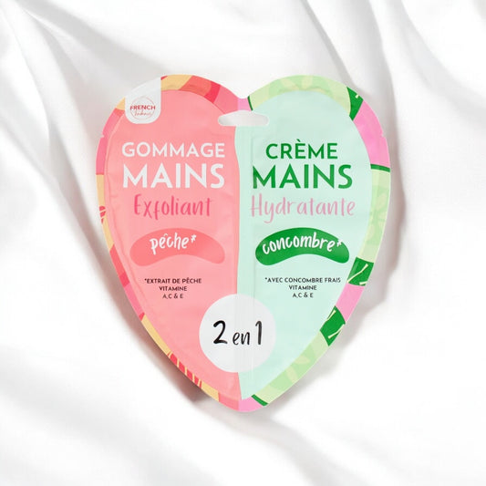 Duo Gommage & Crème Hydratante - Mains
