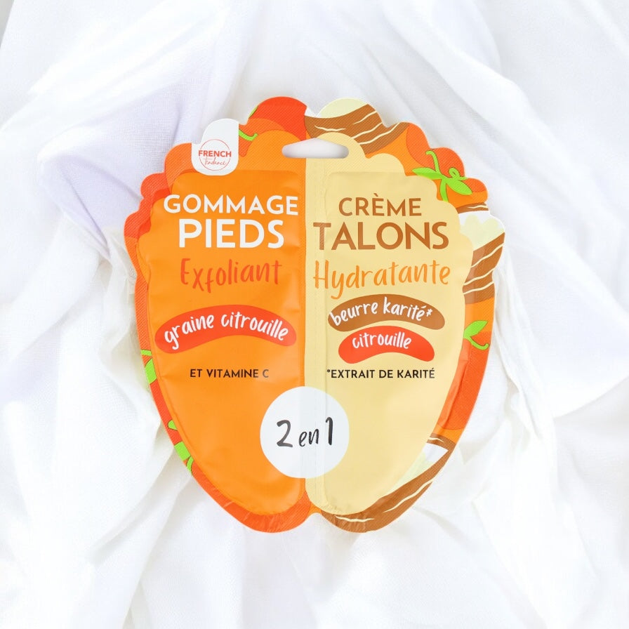 Duo Gommage & Crème Hydratante - Pieds