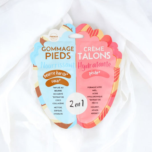 Duo Gommage & Crème Hydratante - Pieds