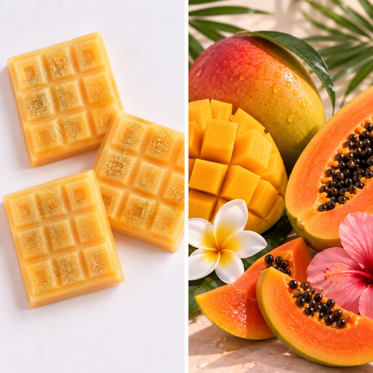 Fondant parfumé - Papaye mangue