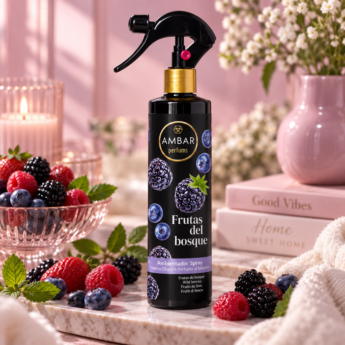 Spray ambiance & tissus - Fruits des bois