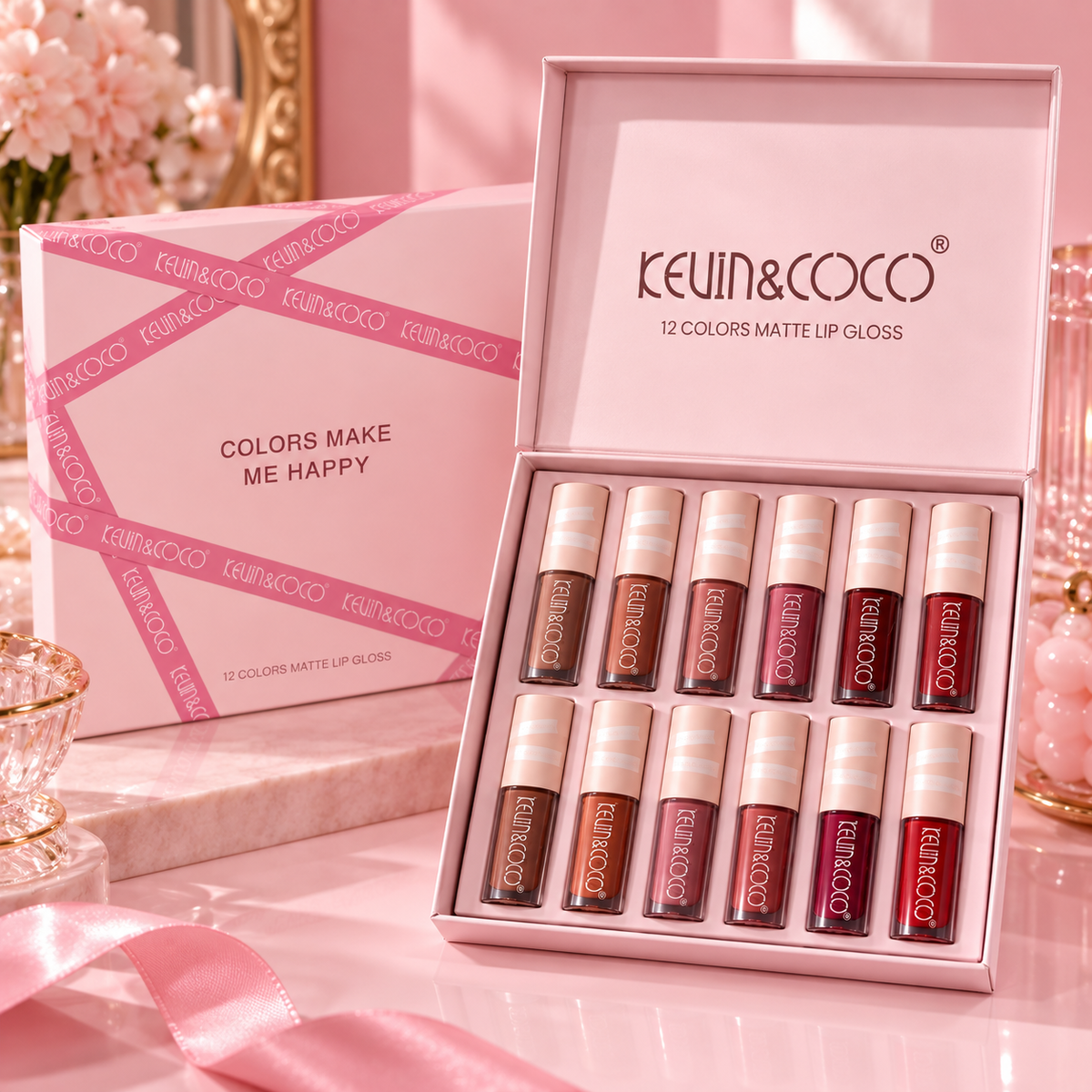 Coffret lèvres - 12 teintes