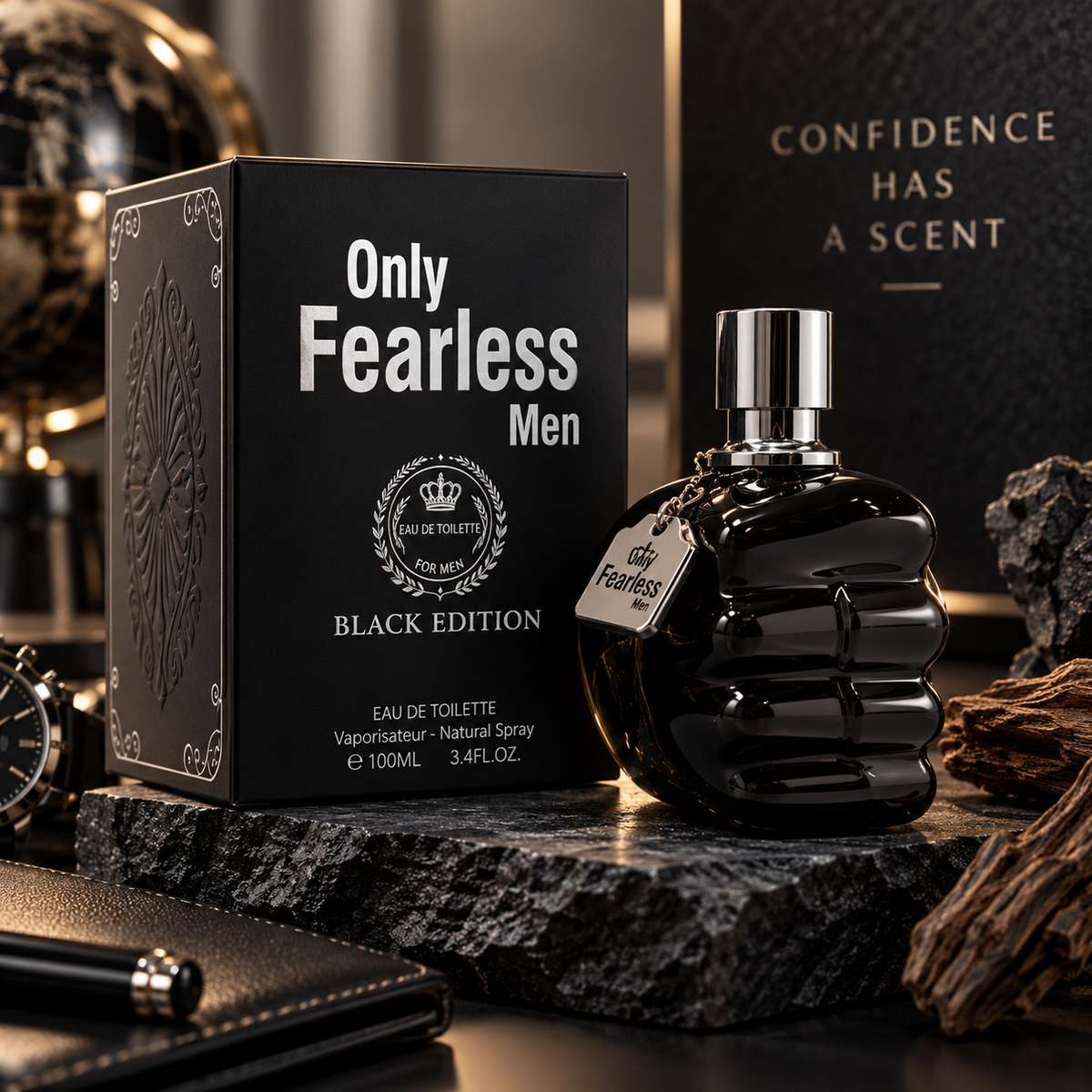 Eau de toilette - Only fearless men