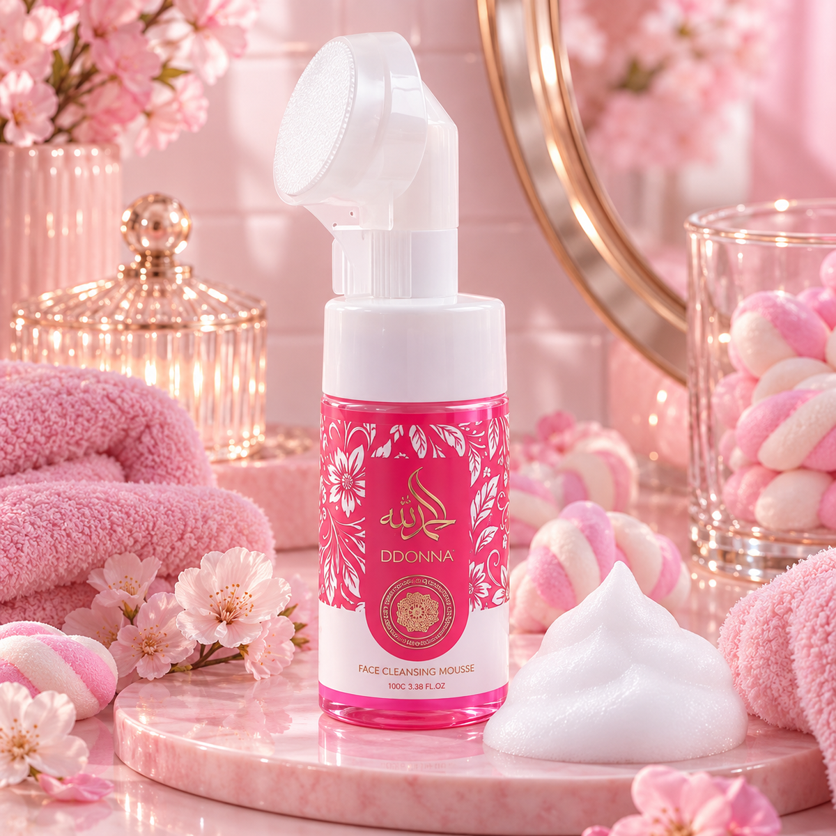 Mousse démaquillante et nettoyante visage - Candy
