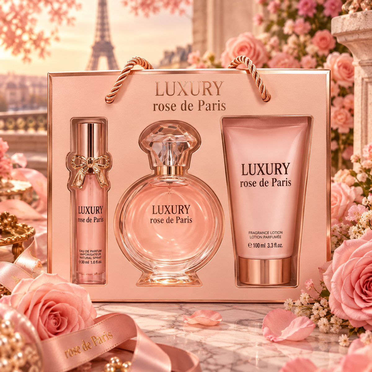 Coffret parfumé - Rose de Paris