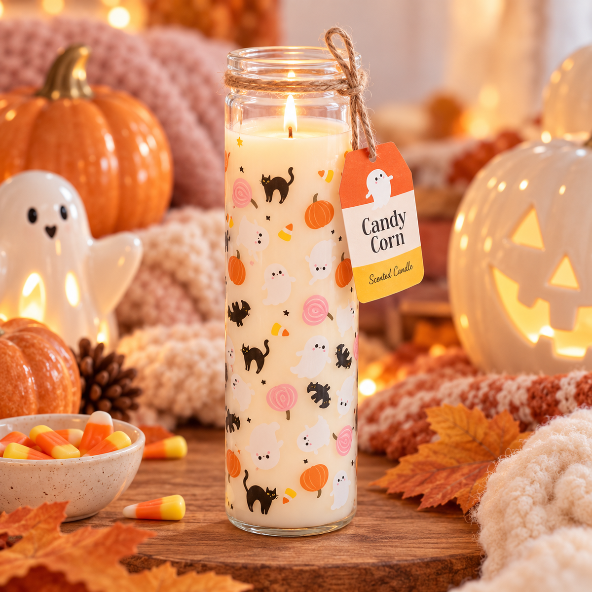 Bougie - Candy corn