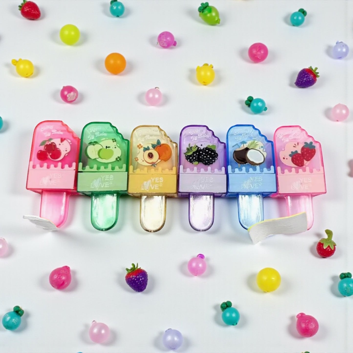 Baume à lèvres - Fruitées 🍇🍒🍎