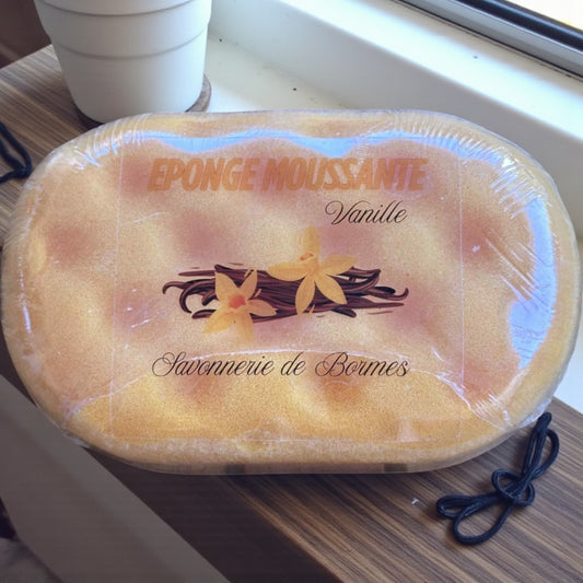 Éponge moussante - Vanille ✨