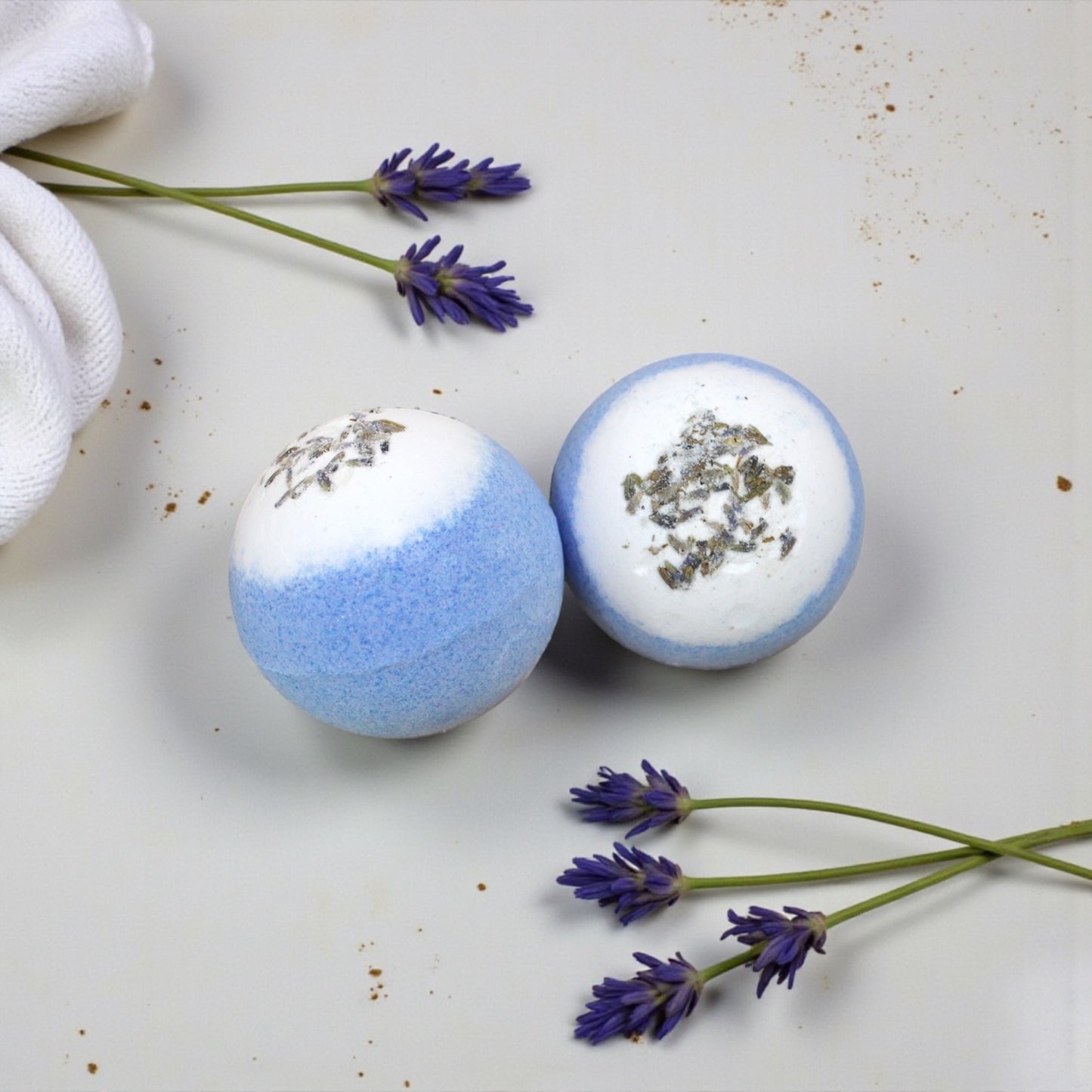 Bombe de bain - Monoï & fleurs séchées🪻