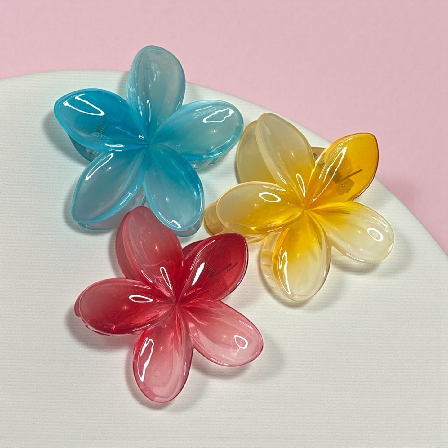 Pinces fleur cheveux 🌸