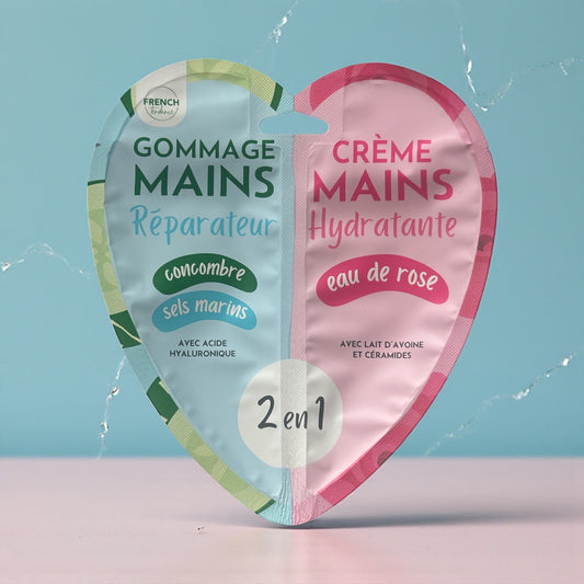 Duo gommage & crème hydratante - Mains