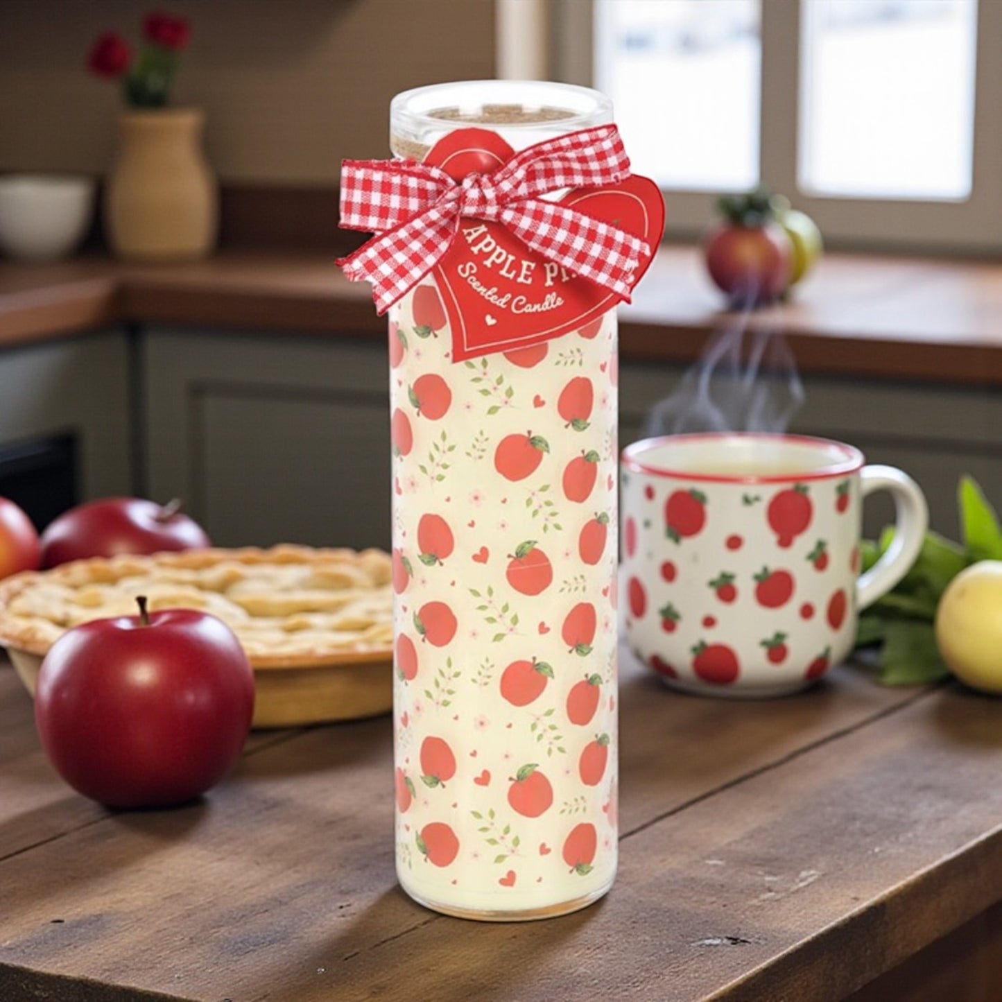 Bougie en tube - Tarte aux pommes 🍎