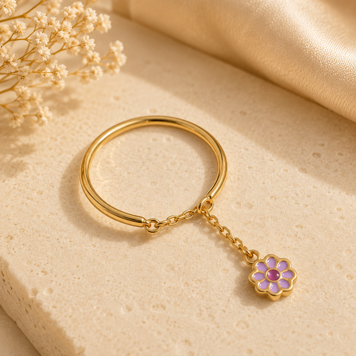 Bague Réglable - Marguerite