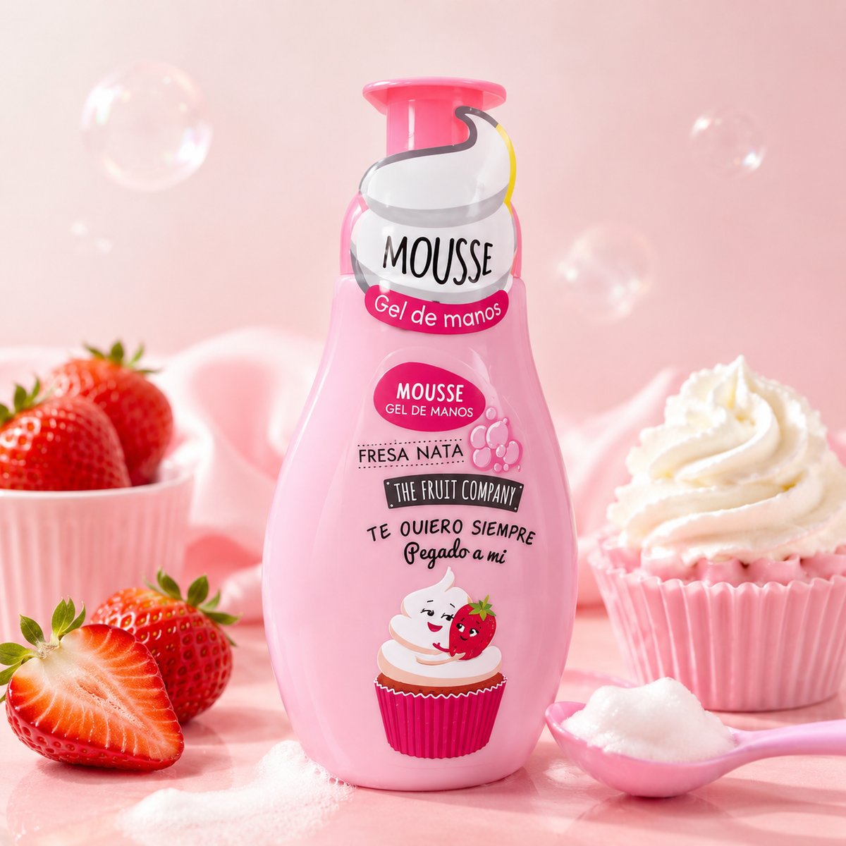 Savon mousse - Fraise chantilly 🍓