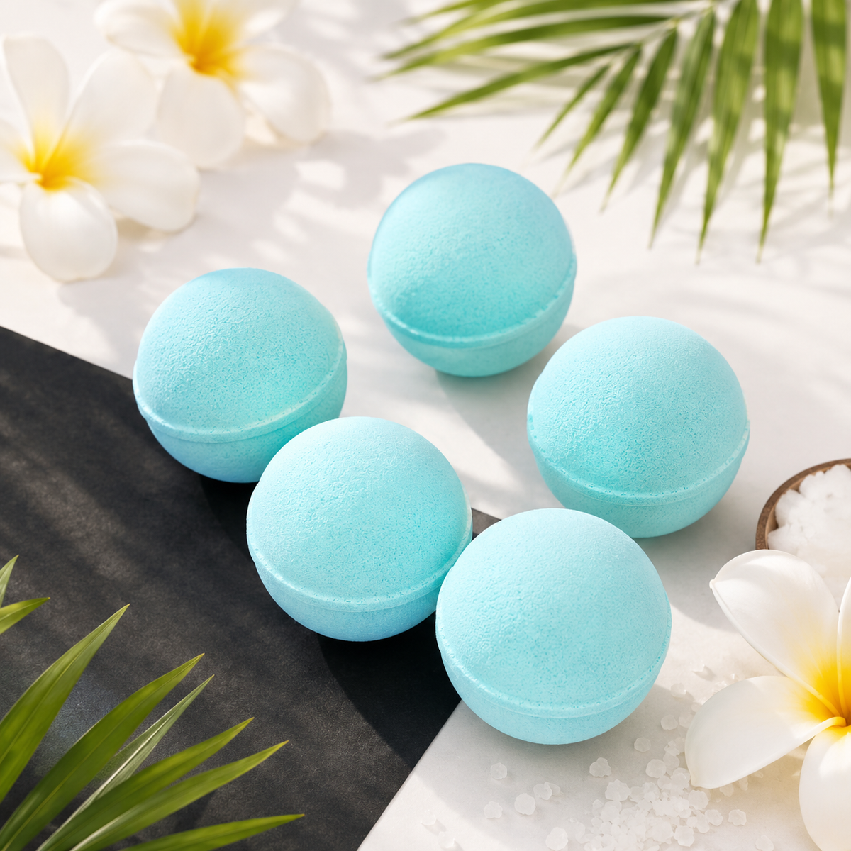 Coffret - Bombe de bain monoï