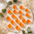 Perle de bain nacrée - Orange