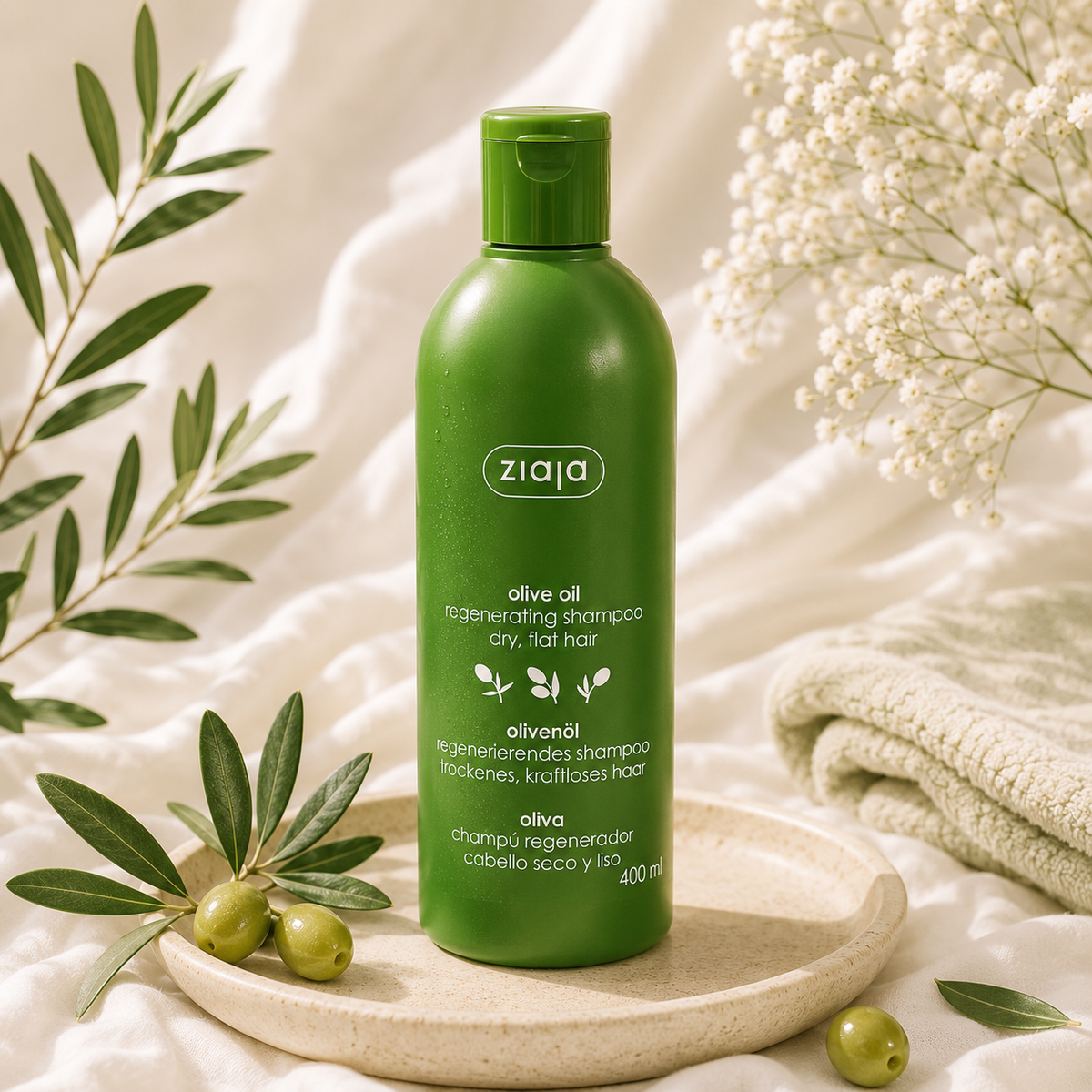 Shampoing hydratant - Huile d’olive