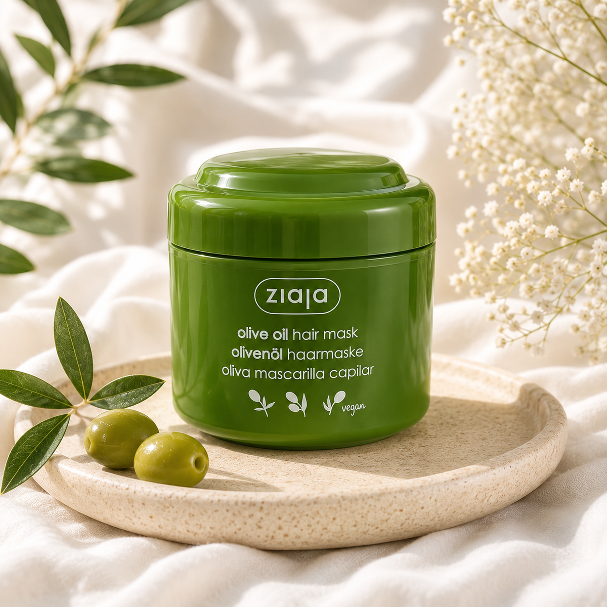 Masque cheveux hydratant - Huile d’olive