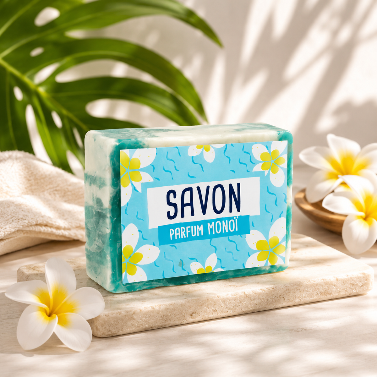 Savon en tranche - Monoï
