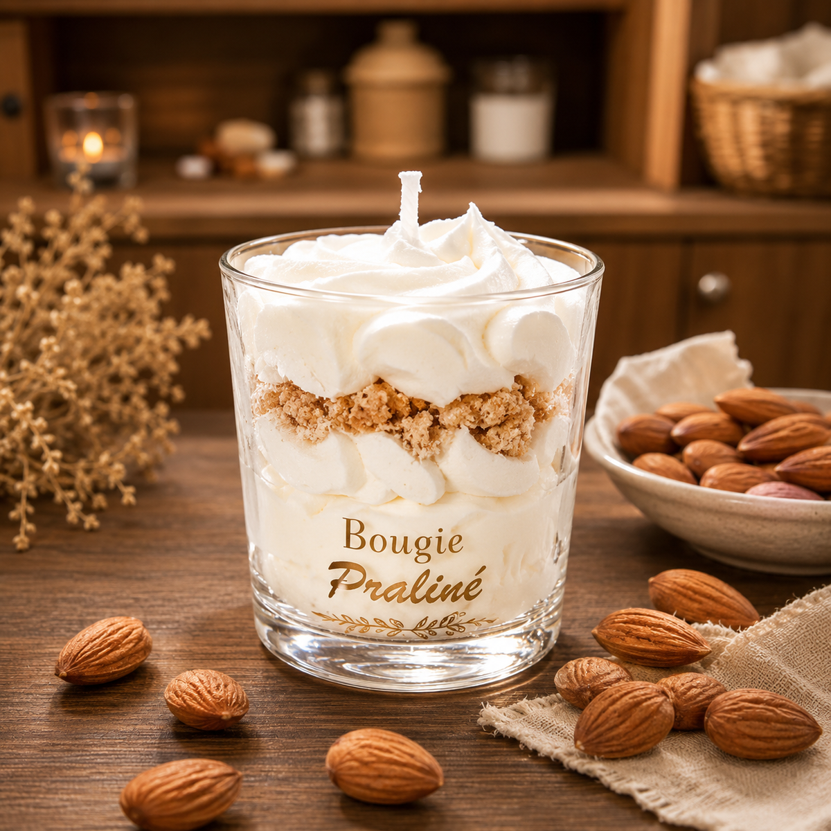 Bougie mini - Praliné