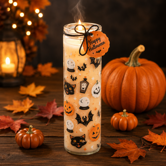 Bougie en tube - Citrouille épicée 🎃