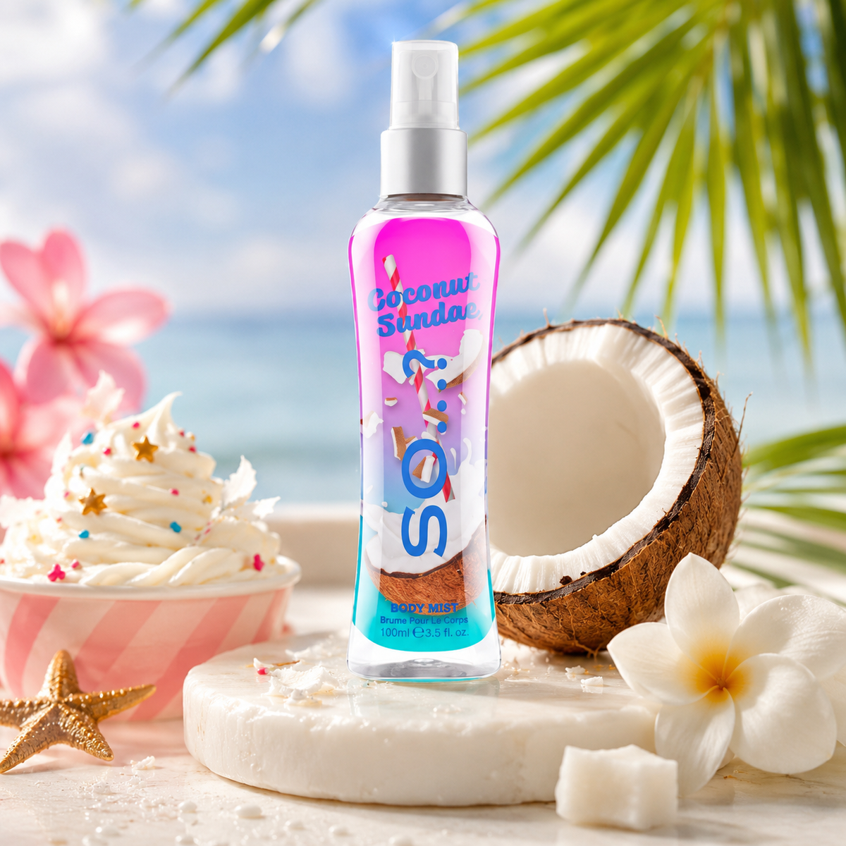 Brume corporelle - Coconut sundae 🍦🥥