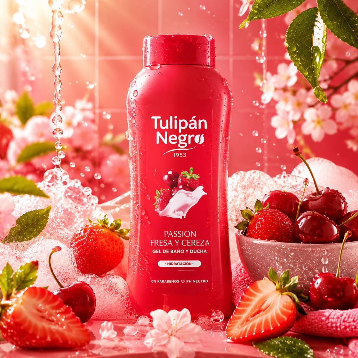 Gel douche - Fraise & cerise 🍓🍒