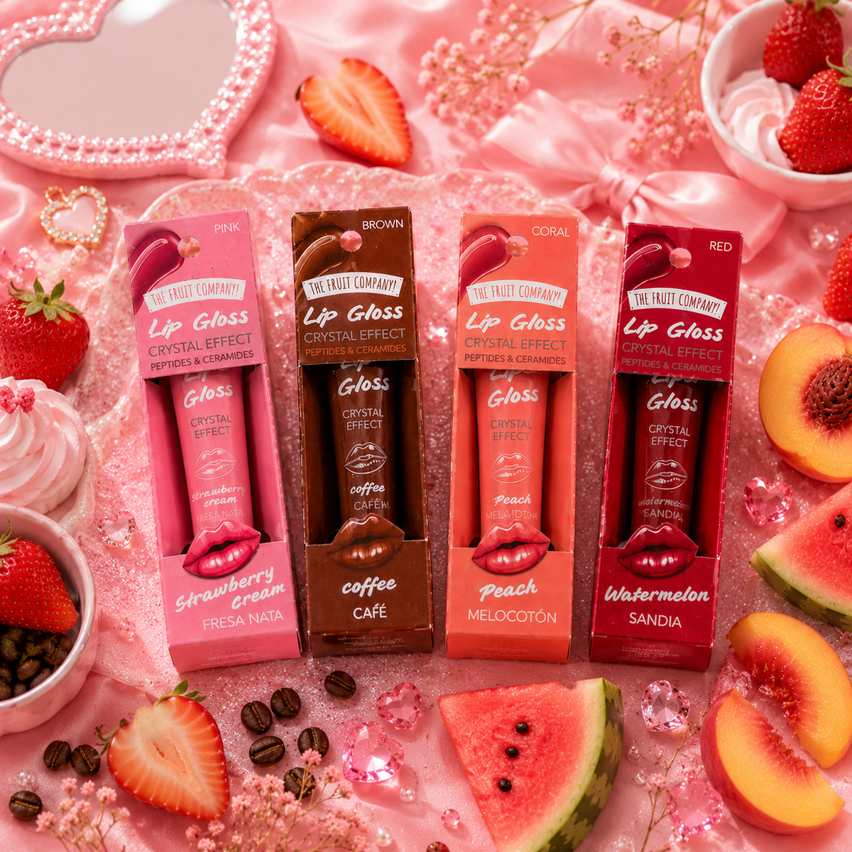 Gloss donut - Effet crystal 🍉🍑🍓