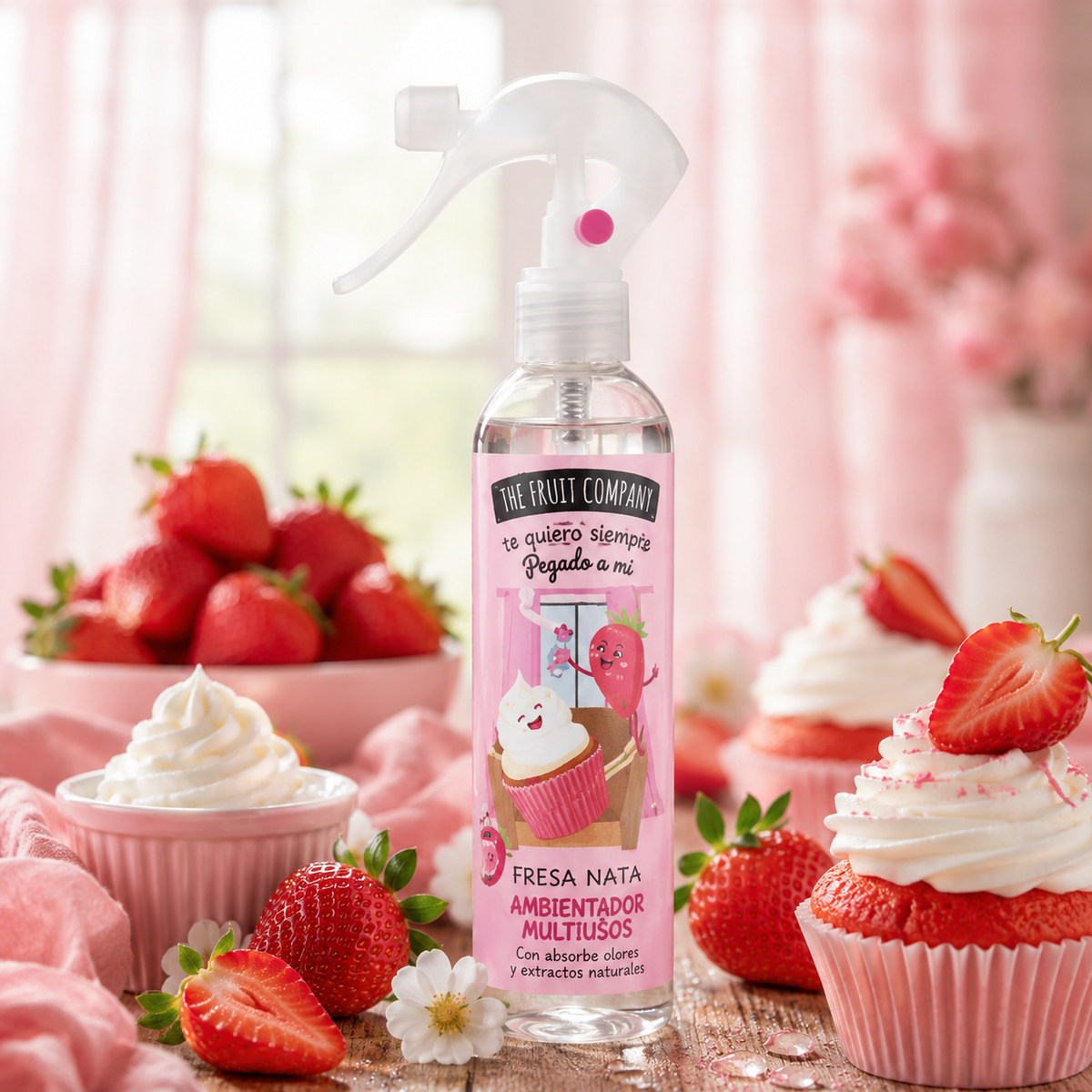 Spray ambiance & tissus - Fraise chantilly 🍓