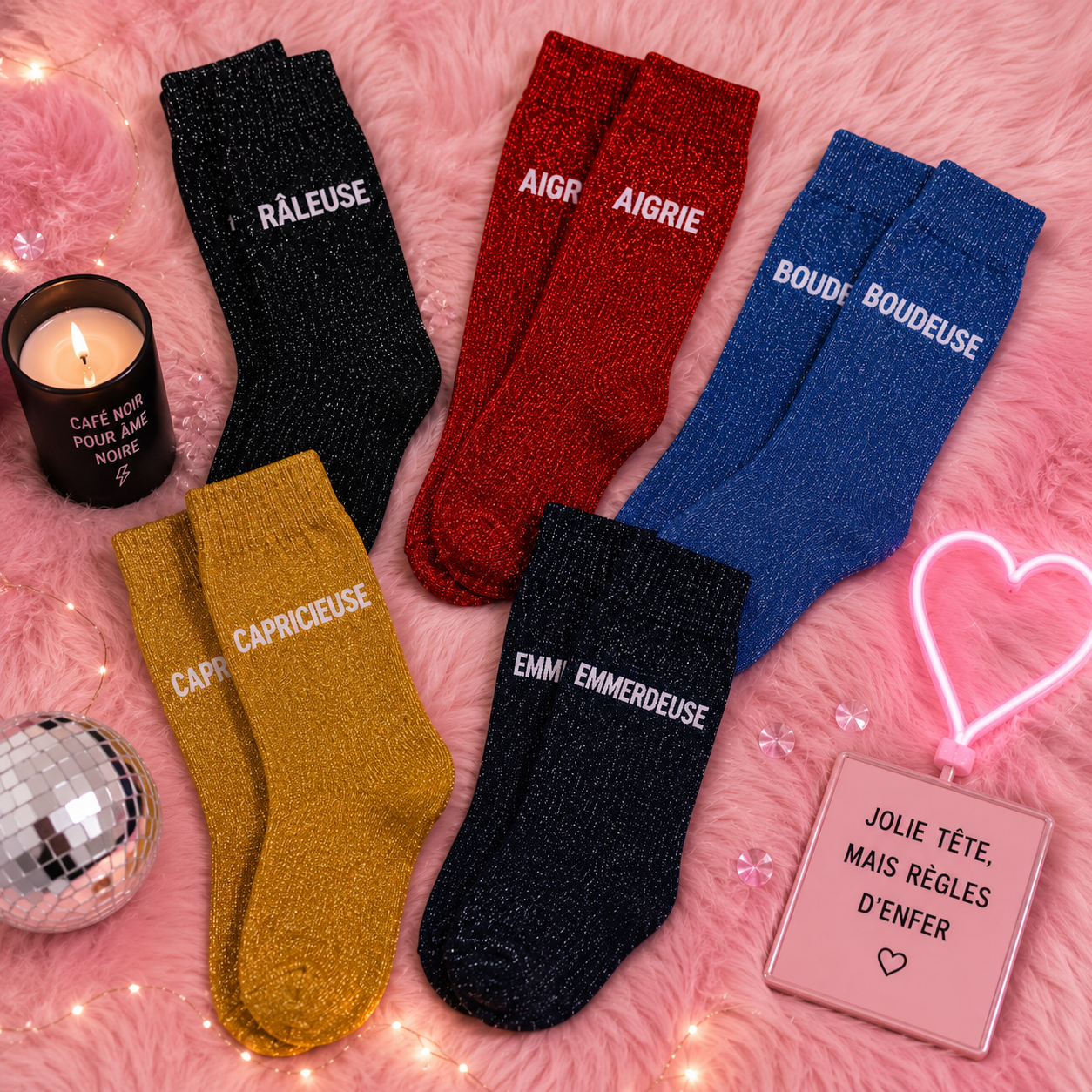 Chaussettes - Jolis mots tendres